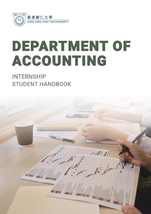 Department of Accounting - Internship student handbook