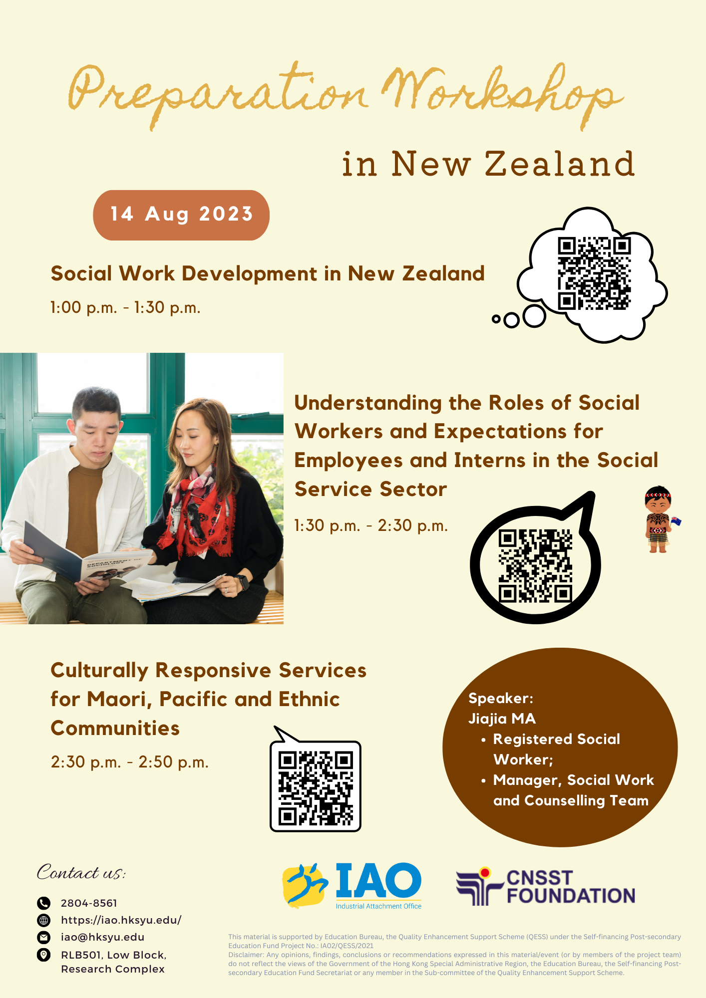 Preparation Workshop in New Zealand