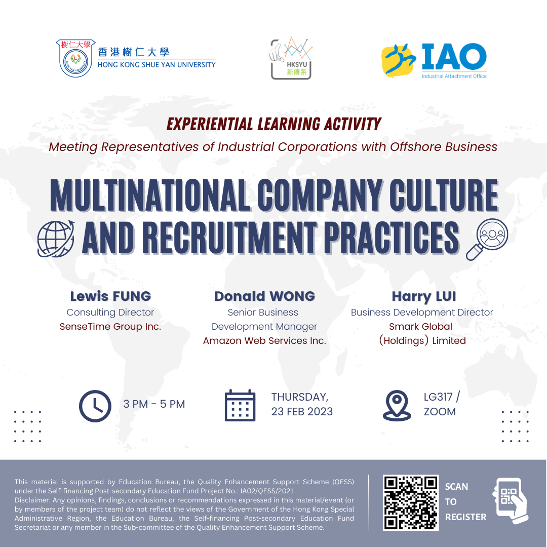 Experiential Learning Activity: Multinational Company Culture and Recruitment Practices