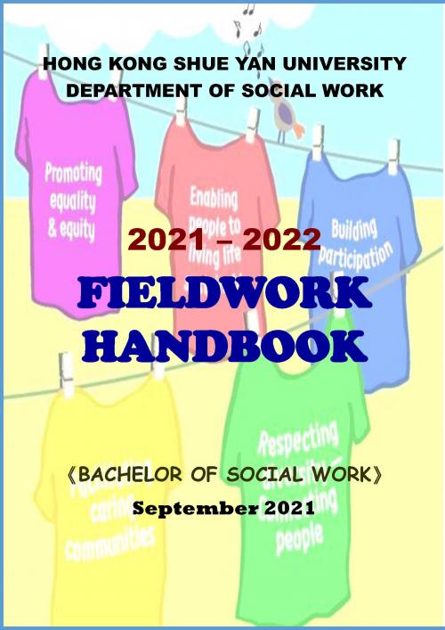 Department of Social Work - Fieldwork Handbook (2021-2022)