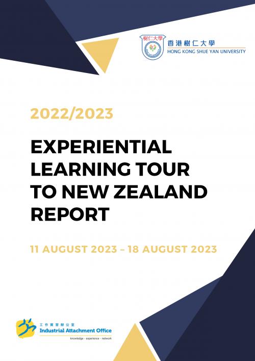 Report on Experiential Learning Tour to New Zealand Summer 2023